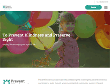 Tablet Screenshot of ohio.preventblindness.org