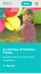 Mobile Screenshot of preventblindness.org