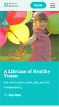 Mobile Screenshot of nebraska.preventblindness.org
