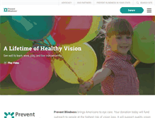 Tablet Screenshot of nebraska.preventblindness.org